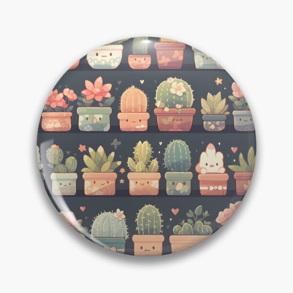 Item preview, Cactus Kawaii Pretty Cactusses Art designed and sold by 18tokwa.