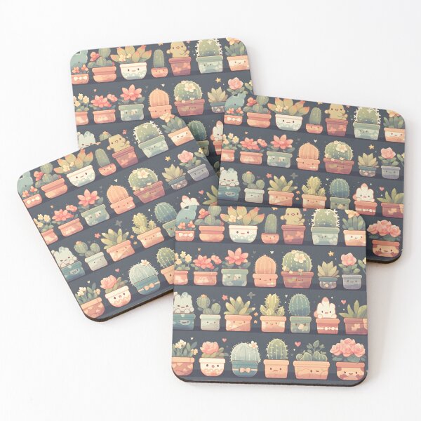 Item preview, Cactus Kawaii Pretty Cactusses Art designed and sold by 18tokwa.