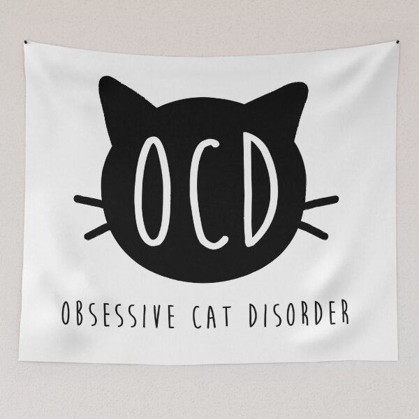 Item preview, OCD: Obsessive Cat Disorder designed and sold by Alyssa Brensinger.