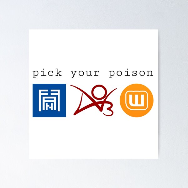 Item preview, Pick your poison fanfiction  designed and sold by RemisaurusRex.