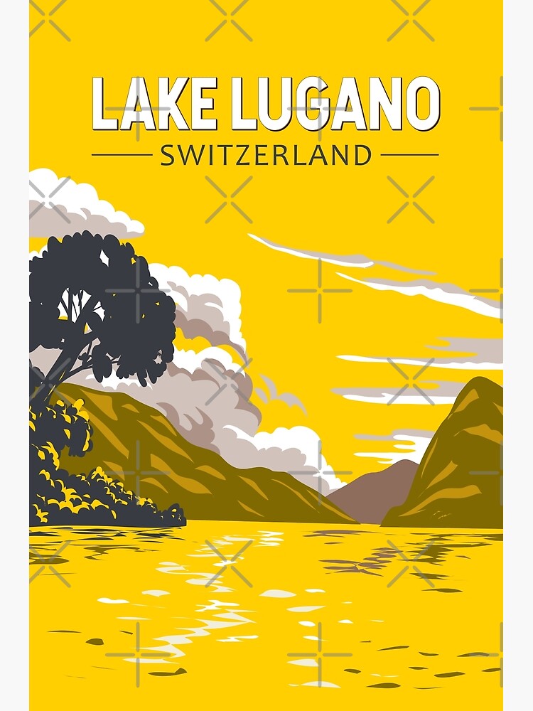 Nahuel Huapi Lake Argentina Travel Art Badge | Sticker