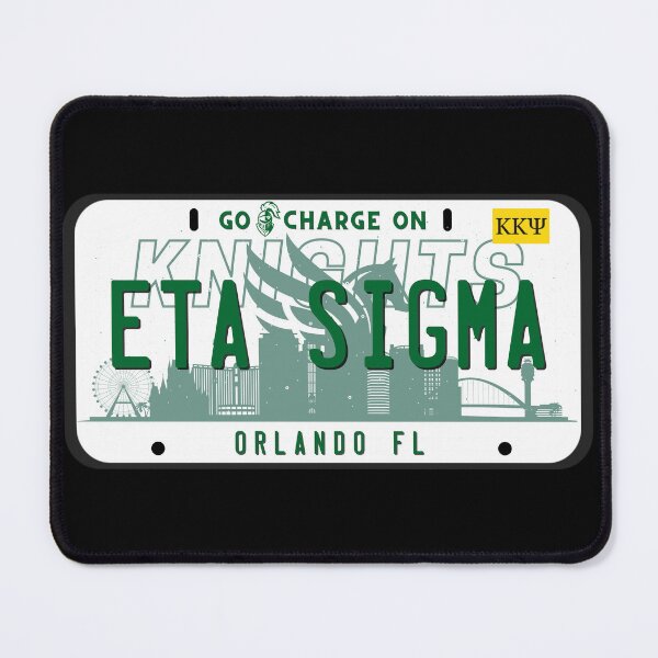 Item preview, Eta Sigma License Plate designed and sold by kkpsiah.