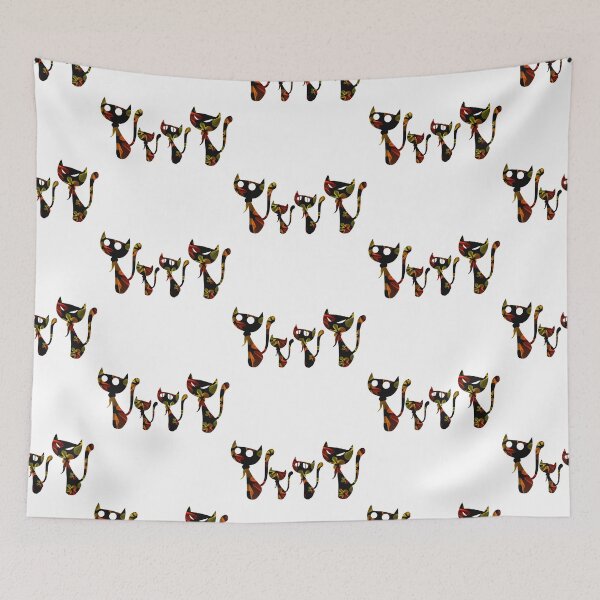 Item preview, cats designed and sold by Timilena.