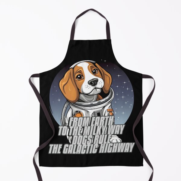 Item preview, Cartoon Dog Astronaut | From Earth to the Milky Way. Dogs Rule the Galactic Highway designed and sold by 24hSpaceMadness.