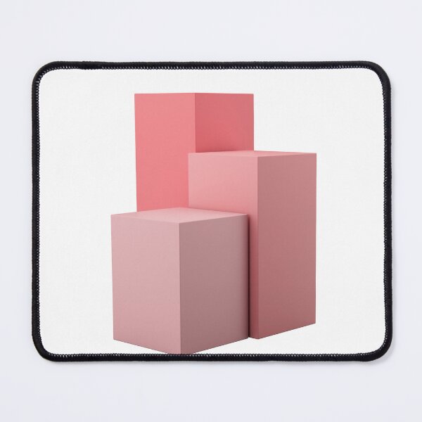 Item preview, Pink geometric cubes designed and sold by Hammadalikhn.