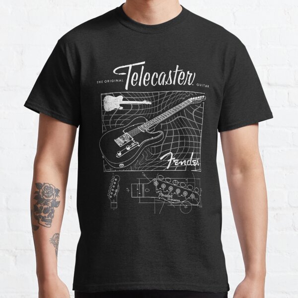Fender The Original Telecaster Guitar Schematic Classic T-Shirt