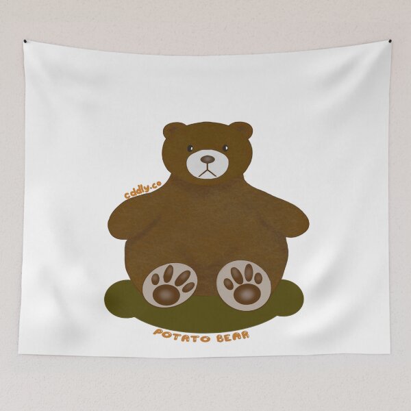 Item preview, Potato the Bear designed and sold by cddlydotco.