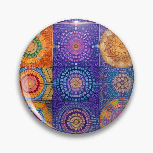 Item preview, Painted Mandala Circle Art 41 by MMA designed and sold by spacemandala.