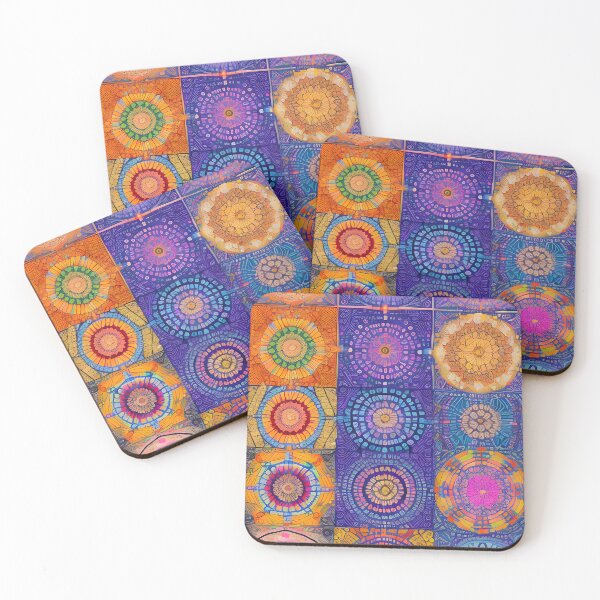 Item preview, Painted Mandala Circle Art 41 by MMA designed and sold by spacemandala.