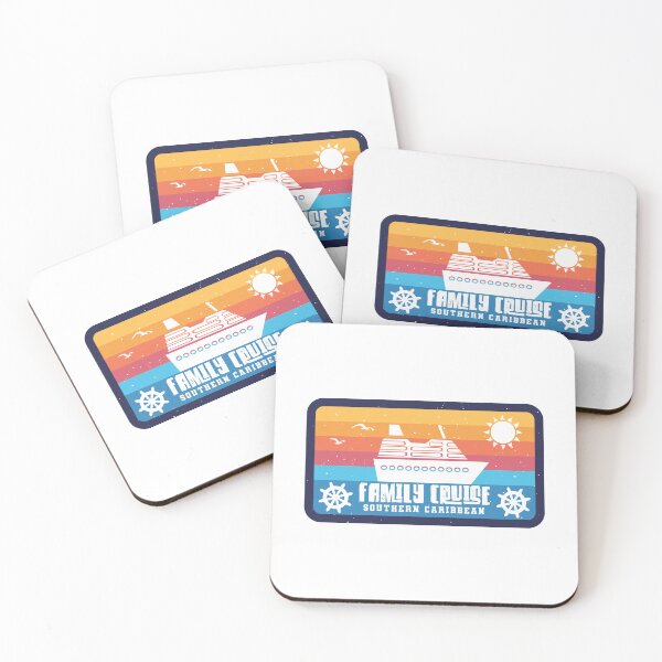 Item preview,  Family Cruise  South Caribbean - Retro Style  designed and sold by Whimsical  Thinker.