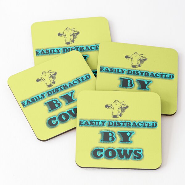Item preview, Easily distracted by cows designed and sold by krishana3d.