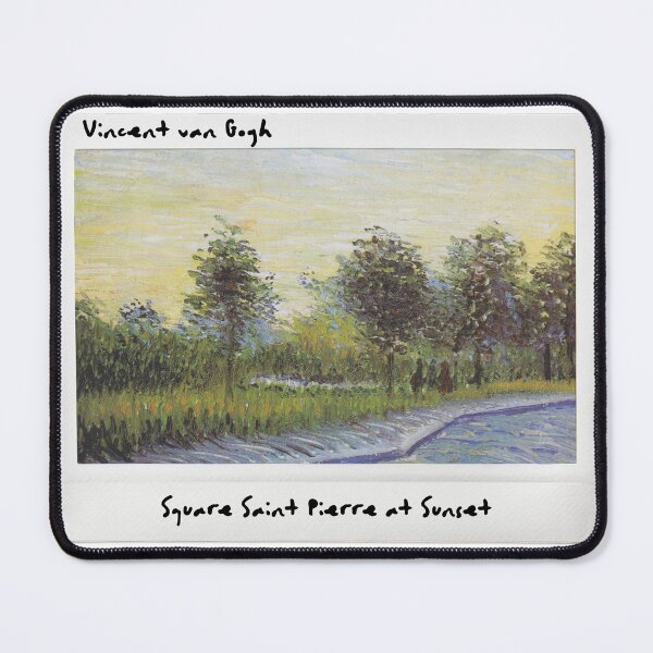 Item preview, Vincent van Gogh - Square Saint-Pierre at Sunset - 1887 (Paris) designed and sold by polart-film.