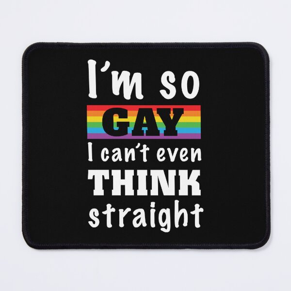 Item preview, Thinking straight pride art designed and sold by U-mule.