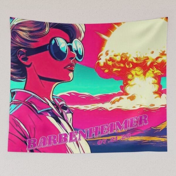 Item preview, Barbenheimer 2023 designed and sold by TomFrontierArt.