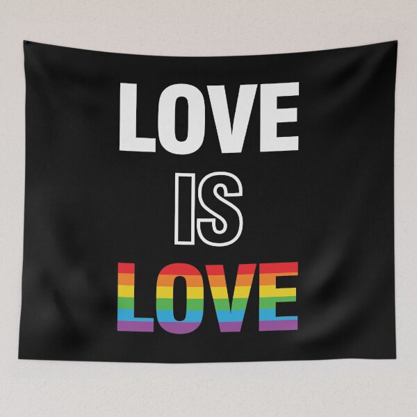 Item preview, Love is love raibow art  designed and sold by U-mule.