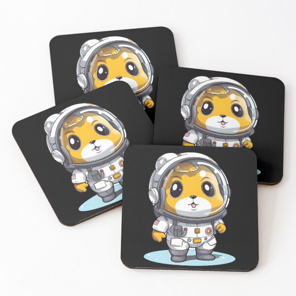 Item preview, Cartoon Astronaut Hamster designed and sold by 24hSpaceMadness.