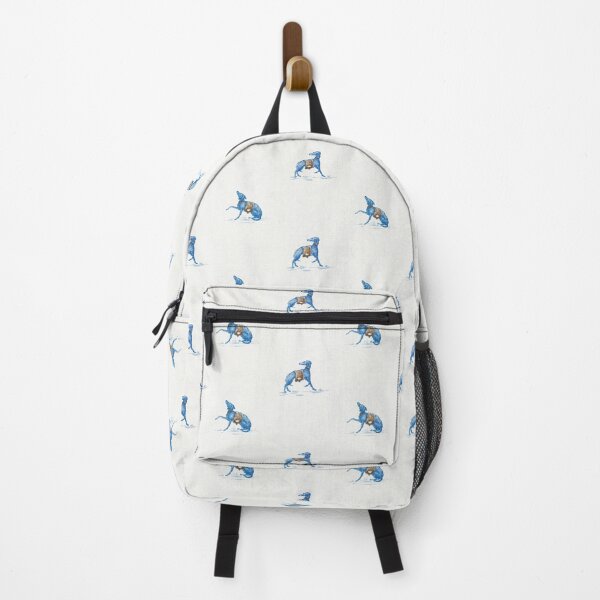 Item preview, Vintage cute dog pattern, watercolor illustration, Minimalist / blue white designed and sold by SoloAutenica.