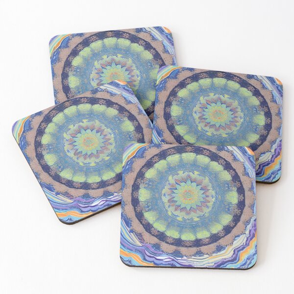 Item preview, Painted Mandala Circle Art 44 by MMA designed and sold by spacemandala.