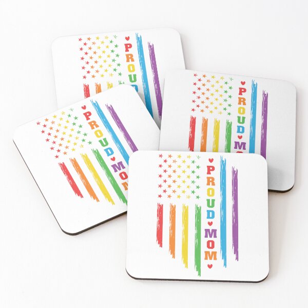 Item preview, Proud mom raibow art  designed and sold by U-mule.