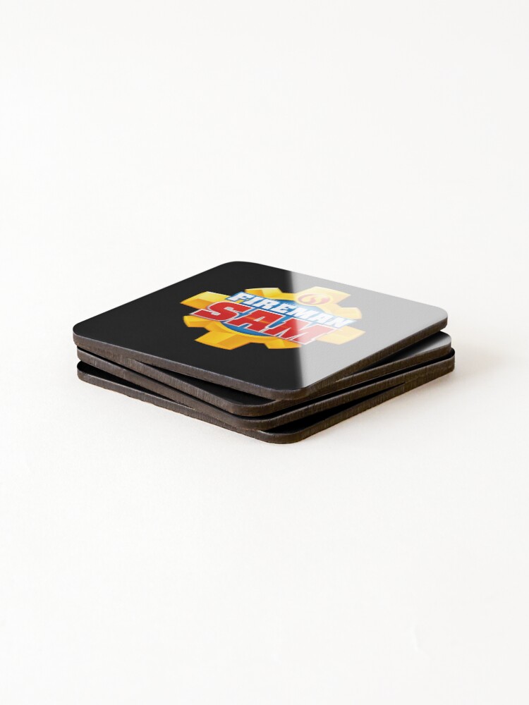 Thumbnail 4 of 5, Coasters (Set of 4), Beautiful Model Fireman Sam designed and sold by RuthLegrand.