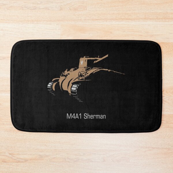 Item preview, Silhouette of the US M4A1 Sherman tank designed and sold by FAawRay.