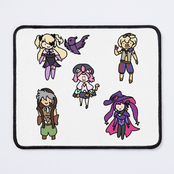 Item preview, Badly Drawn Mondstadt 3 Sticker Pack designed and sold by casserolestan.