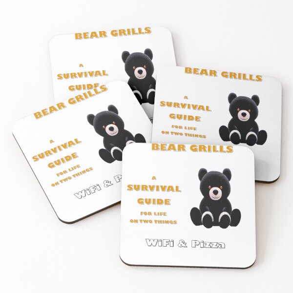 Item preview, Bear Grills survival guide wifi pizza  designed and sold by santoshputhran.