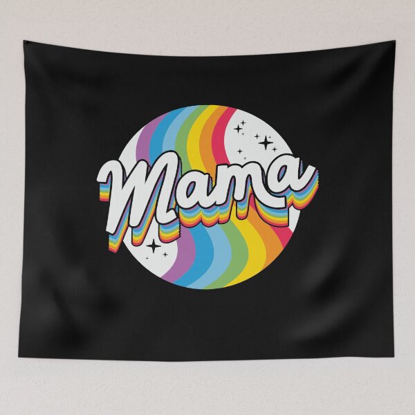 Item preview, Mama rainbow art  designed and sold by U-mule.