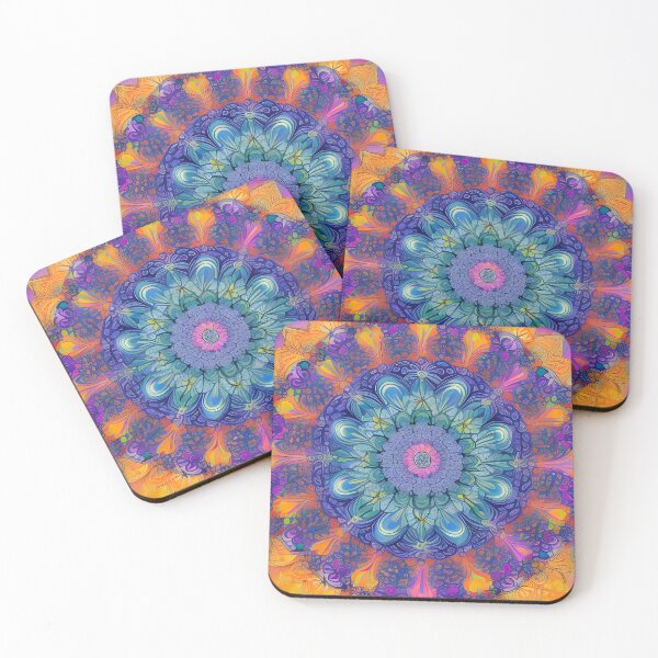 Item preview, Painted Mandala Circle Art 54 by MMA designed and sold by spacemandala.