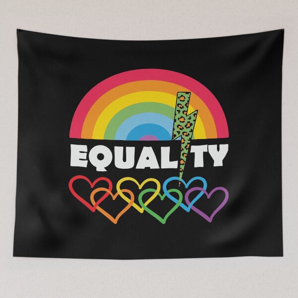 Item preview, Equality rainbow art  designed and sold by U-mule.