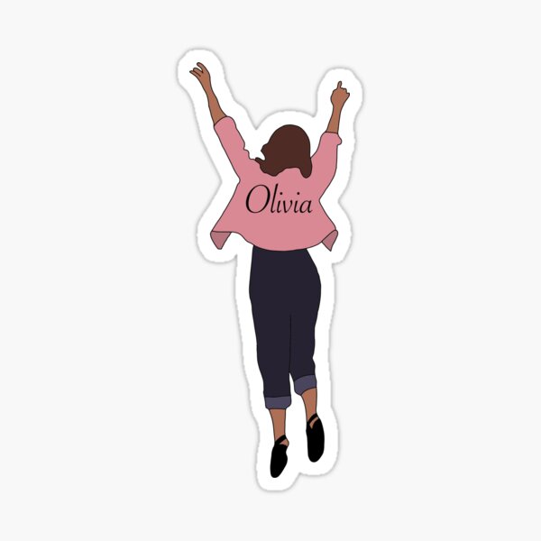 Vista previa del artículo con la obra «Olivia de Grease Rise of the Pink Ladies», diseñado y vendido por MusicTime12.