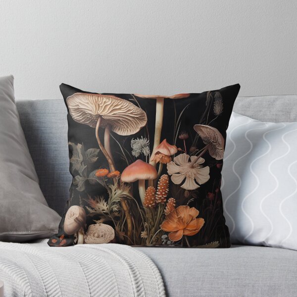 Item preview, Psychedelic mushrooms dark academia gothic cottagecore decor designed and sold by Mehak  Khan.