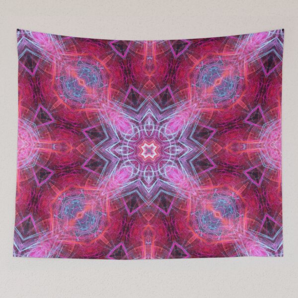 Item preview, red, pink, and blue star crossed designed and sold by effervescence.
