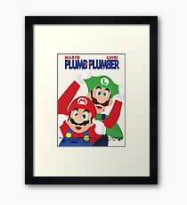 Plumb and Plumber Framed Print