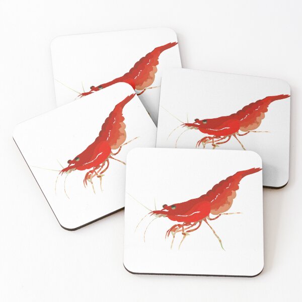 Item preview, Cherry Shrimp Illustration designed and sold by Furkid Studio.