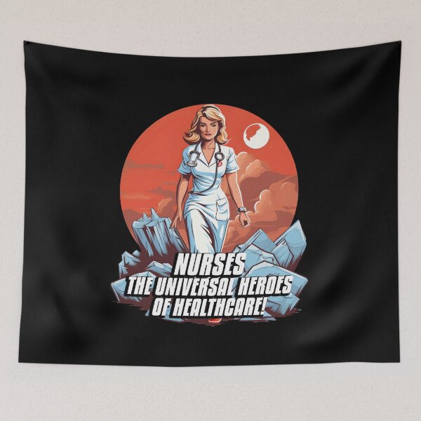Item preview, Nurse on Mars | Nurses, the Universal Heroes of Healthcare designed and sold by 24hSpaceMadness.