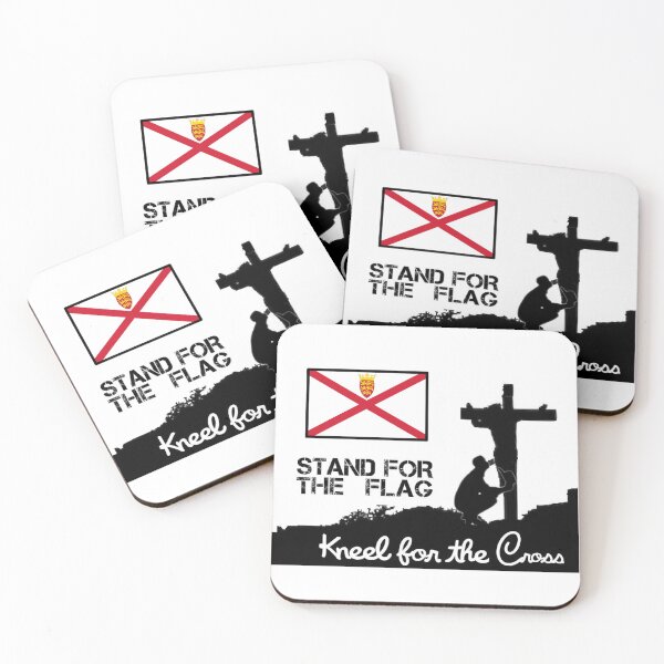 Item preview, Stand For The Jersey Flag Kneel For The Cross designed and sold by JonathanR1994.