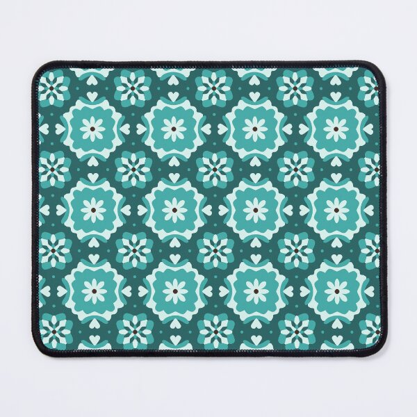 Item preview, Turquoise Blue Moroccan Inspired Mosaic Tile Pattern designed and sold by Lindsay Marie Patterns.