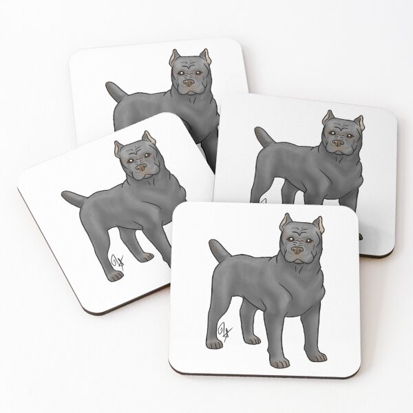 Item preview, Dog - Cane Corso - Gray Cropped designed and sold by Jennifer Stolzer.