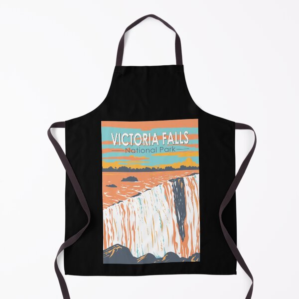 Item preview, Victoria Falls National Park Travel Art Vintage designed and sold by KrisSidDesigns.