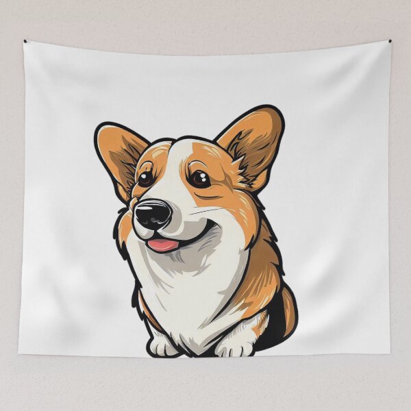 Item preview, Cutr Corgi Portrait - Dog Design designed and sold by SpendieSellers.