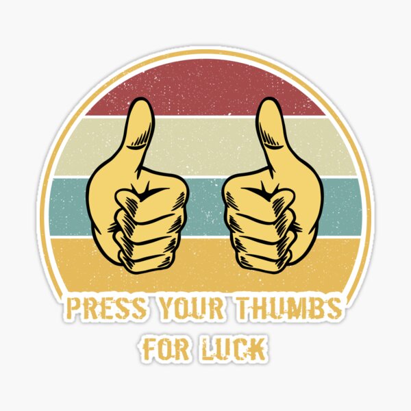 thumb sticker Sticker for Sale by lynseystrese