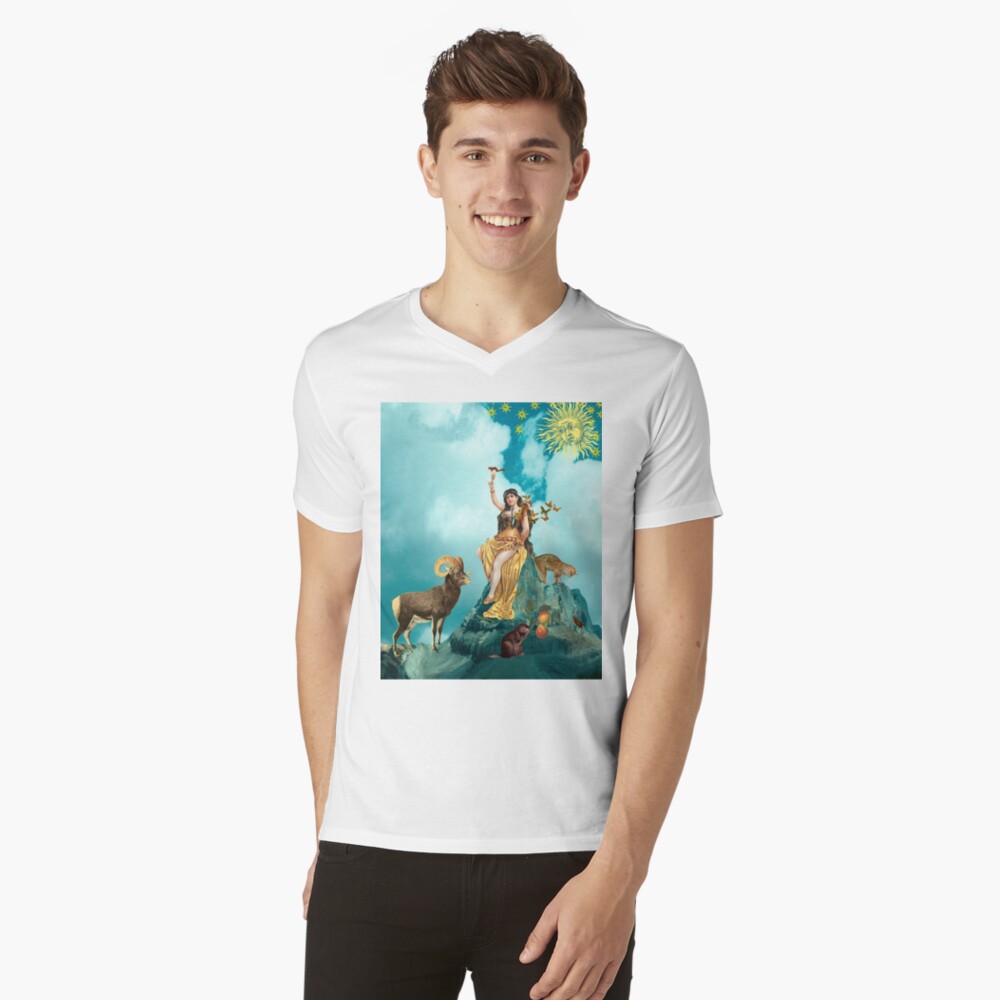 Item preview, V-Neck T-Shirt designed and sold by WildRootsArt.