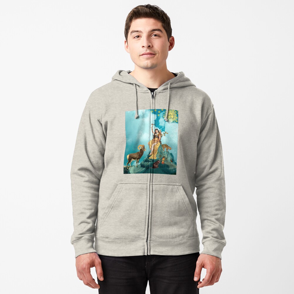 Item preview, Zipped Hoodie designed and sold by WildRootsArt.