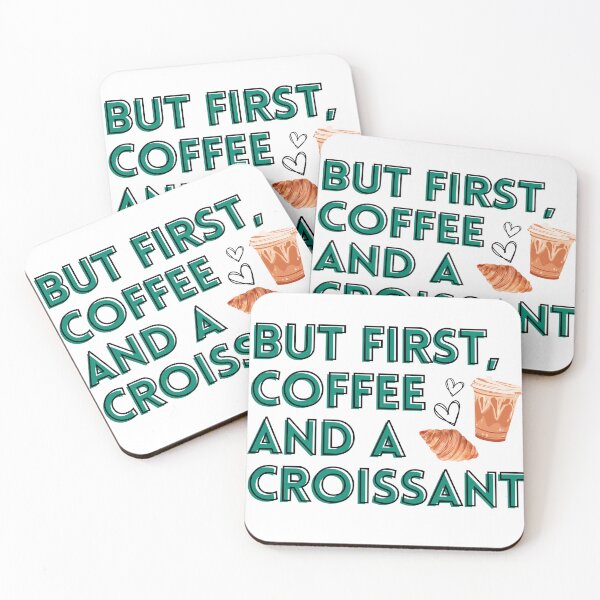 Item preview, Iced coffee and croissant designed and sold by joannabas.