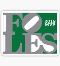 Nick Foles Love Park Sticker