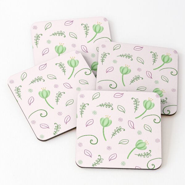 Item preview, Flower with leaves pattern designed and sold by Preeyanc.