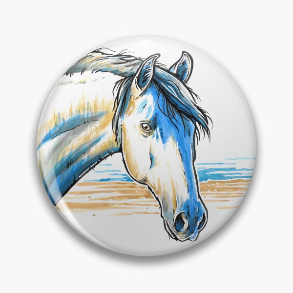Item preview, Horse portrait watercolor designed and sold by Motivburg.