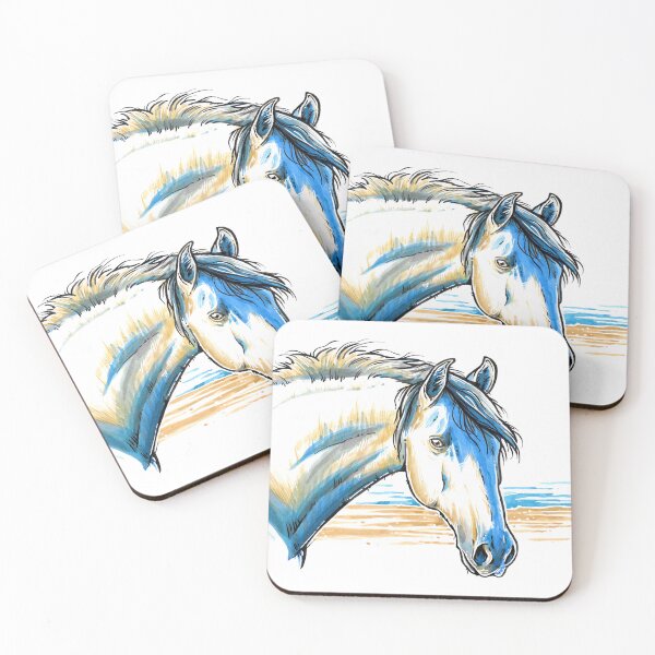 Item preview, Horse portrait watercolor designed and sold by Motivburg.