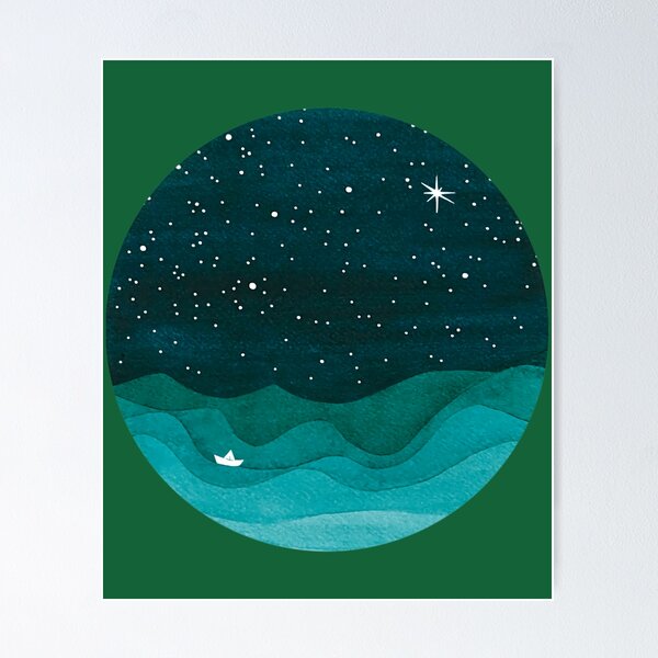 Item preview, Starry Ocean	 designed and sold by nbvqzyvujd87.